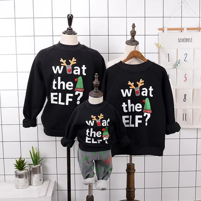 C3313 Fleeces Цветная Одинаковая одежда для всей семьи; Рождественский свитер для мамы, ребенка, мужчины, женщины, ребенка; пуловер; флисовый теплый рождественский джемпер - Цвет: C3313 Fleeces