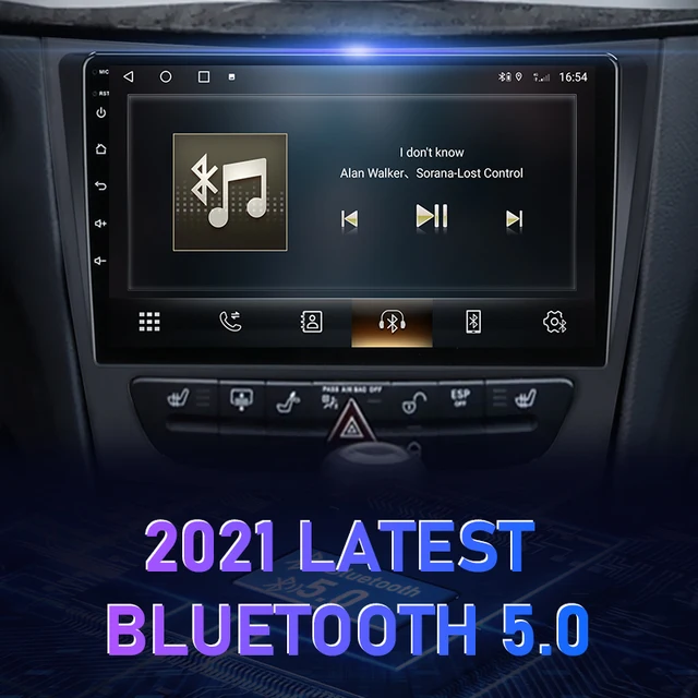 Srnubi أندرويد 10 راديو السيارة لمرسيدس بنز E class W211 E200 E220 E300 E350 E240 CLS 2002   2010 مشغل وسائط متعددة 2 Din DVD-2