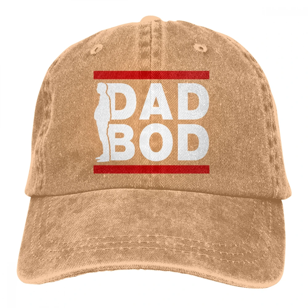 Папа Bod Casquette черный унисекс Мужские Женские джинсовые бейсболка с ремешком кепки Регулируемый Гольф папа шляпа - Цвет: Хаки