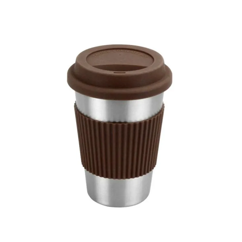 New Stainless Steel Thermo Cup Travel Coffee Mug with Lid Car Water Bottle Vacuum Flasks For Gift