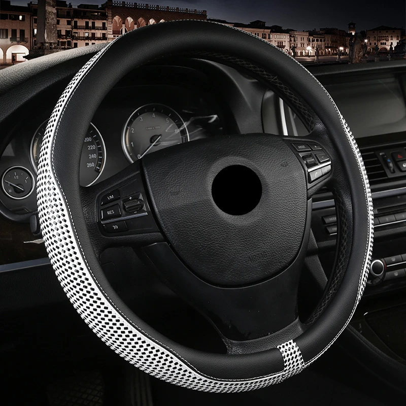 

Universal Steering Wheel Cover On The Steering Wheel Funda Volante Cubre Volante Auto Steering-Wheel Cover Four Seasons