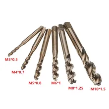 Métrique HSS Spirale Vis Tarauds à Fileter Forets Outils Pour Machine Métaux M2 M2.5 M3 M4 M5 M6 M8 M10 M12 M16 M20 M24 M30