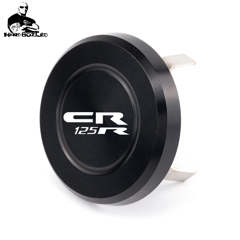 CNC Aluminum Motorcycle Handlebar Fork Stem Top Cap Decoration Cover For HONDA CR 125 R CR 250 R With Logo CR 125R & CR 250R (5)