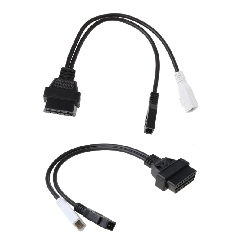 

2X2 To 16 Pin Female OBD2 Diagnostic Connector Adaptor Cable For VAG