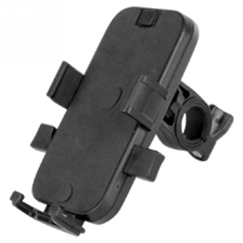 Bicycle Phone Holder GPS Stand Navigator Auto Lock Cycling Outdoor Phone Holder Bicycle Motorcycle Accessories - Цвет: black