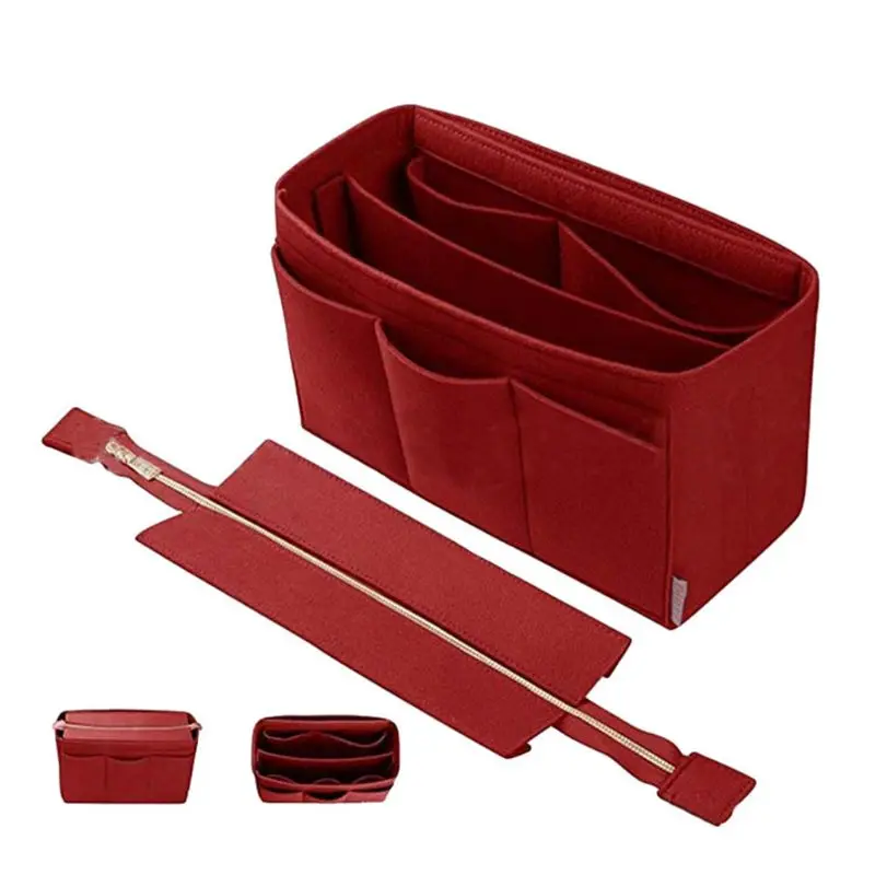 Многофункциональная сумка-Органайзер из войлочной ткани, сумка-кошелек, сумка для хранения, чехол