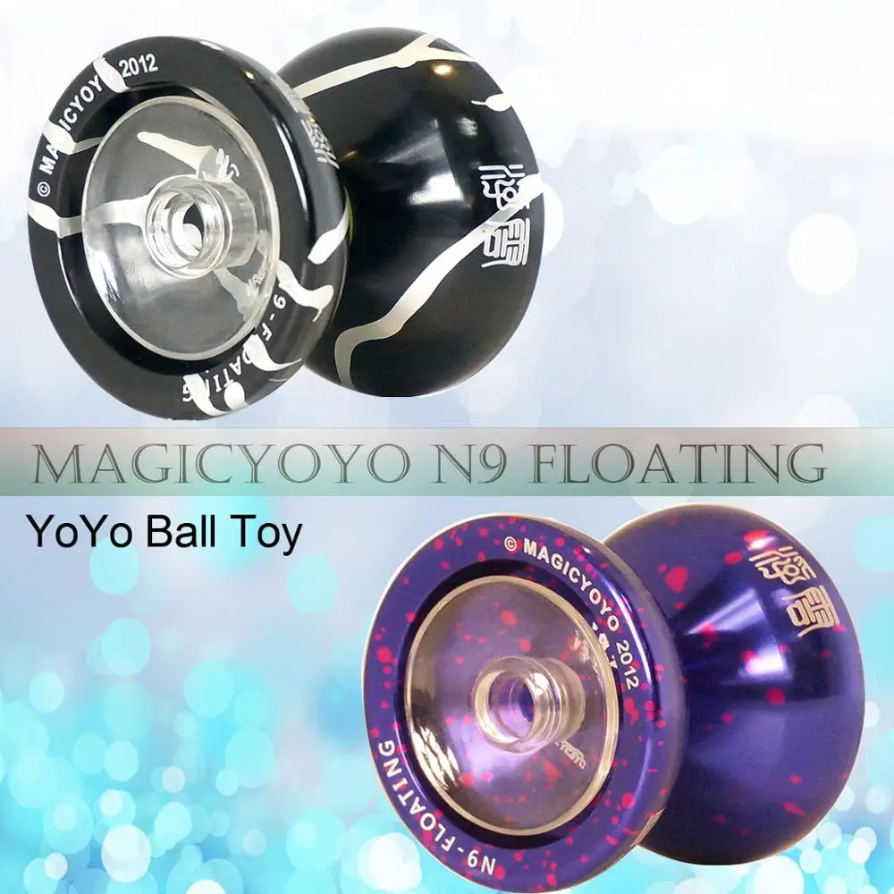 MAGICYOYO N9 плавающий Алюминий металла Профессиональный Йо-Йо D53mm Ширина 40,4mm 8-шариковый подшипник с веревкой YO-YO игрушки подарок для детей