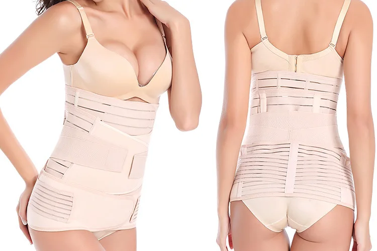 Усиленная Послеродовая лента для живота three-шт. Комплект для рождения Caesarean Belly Band Воздухопроницаемый корсет пояс Прямая с фабрики