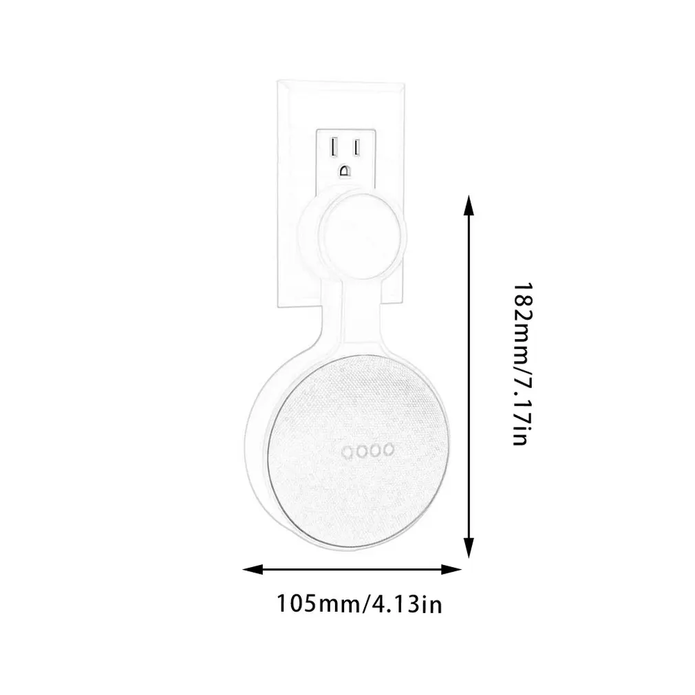 Настенный держатель для Google Home, компактный, умный, домашние динамики со шнуром, скрытые грязные провода