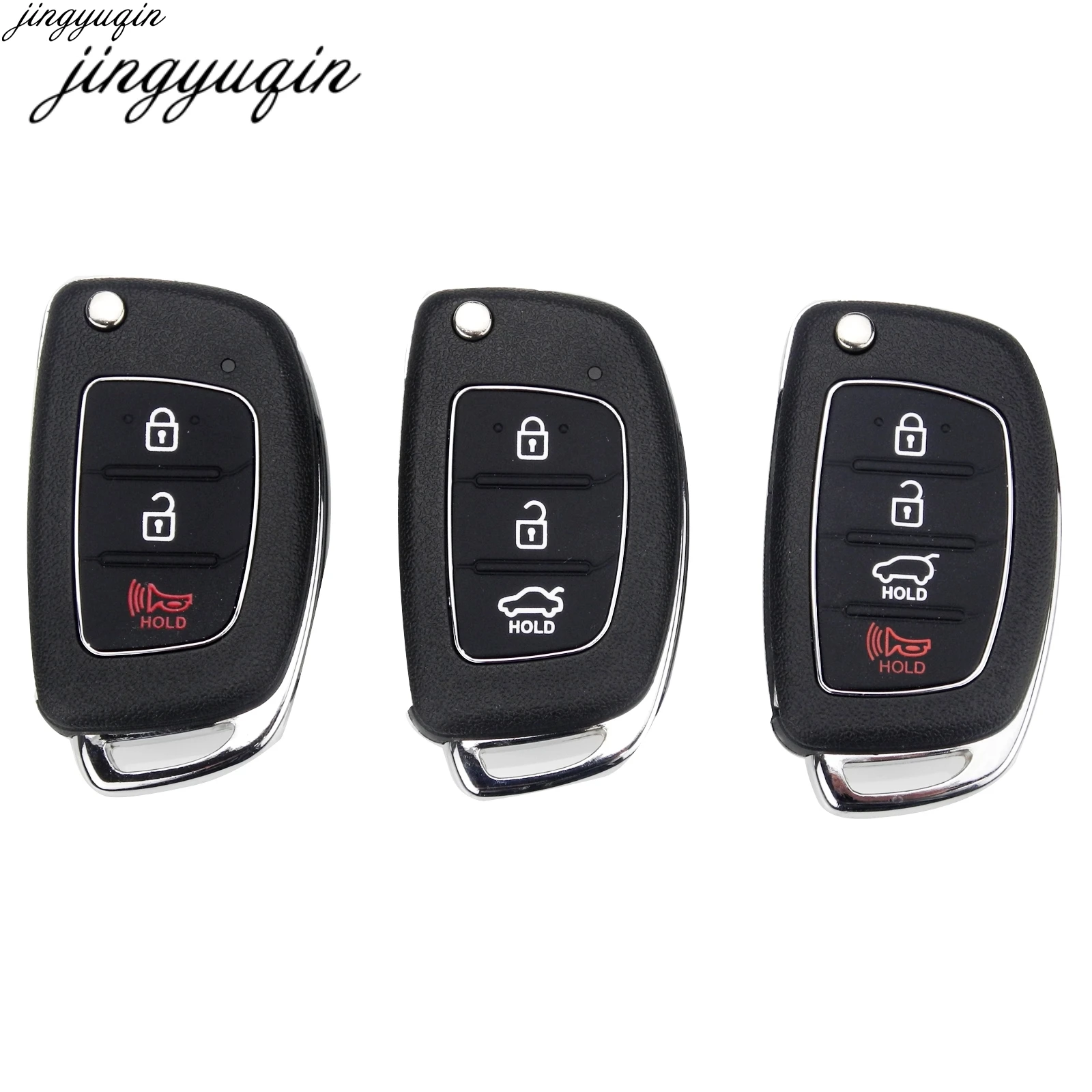 Для hyundai Solaris ix35 ix45 i20 Santa Fe 3/4 кнопки Автомобильный ключ оболочки HB20 Toy40