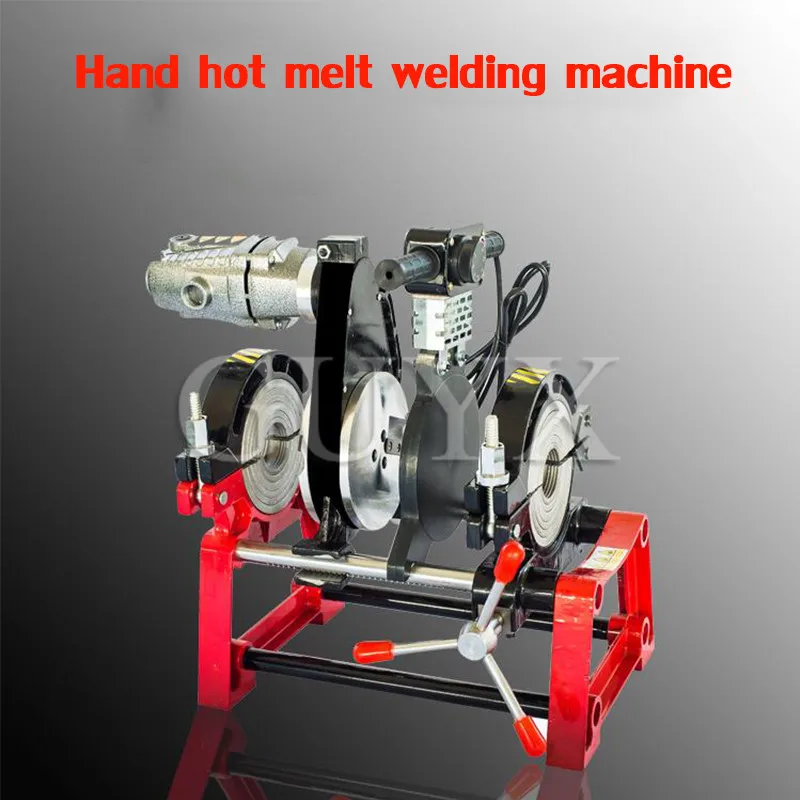 Manual Hot Melt Hydraulic Two Ring Docking Machine PE/ PPR/ PB/ PVDF Pipe Butt Welding Machine