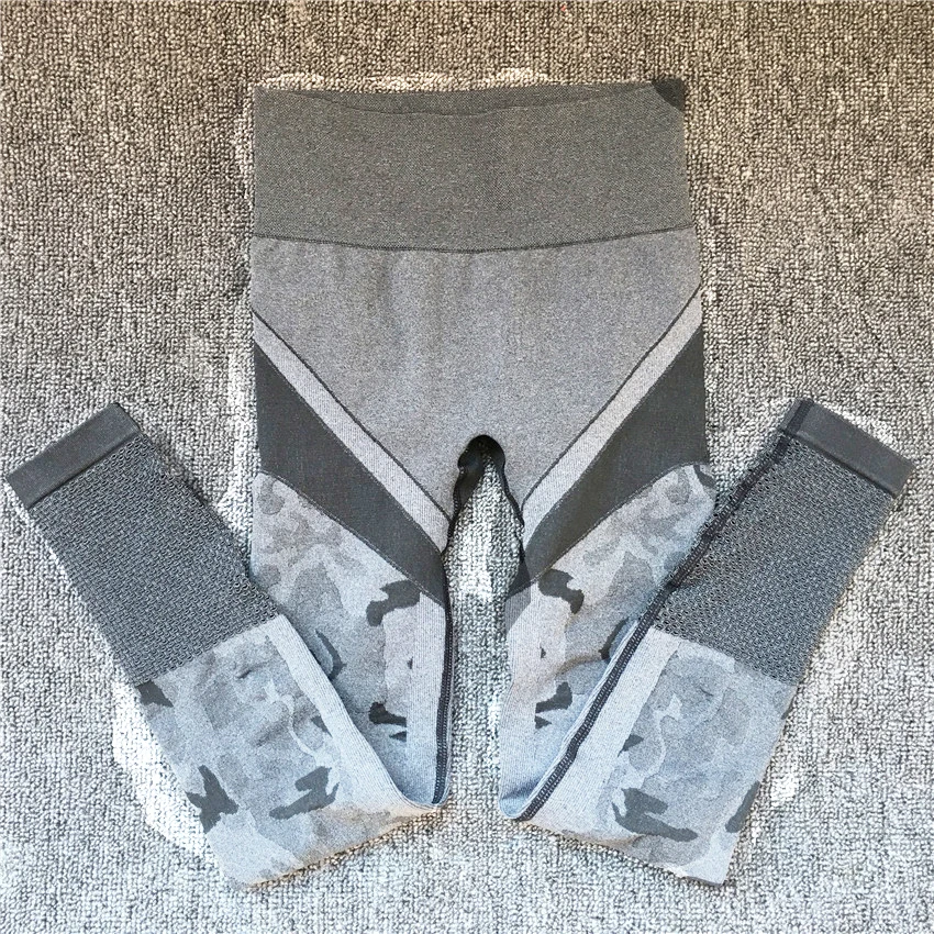 CB1188 grey pant Бесшовный комплект для йоги с длинным рукавом, женские спортивные костюмы для фитнеса, леггинсы для спортзала, спортивные топы с эффектом пуш-ап, рубашка, комплект из 2 предметов для тренировок, спортивный костюм - Цвет: CB1188 grey pant
