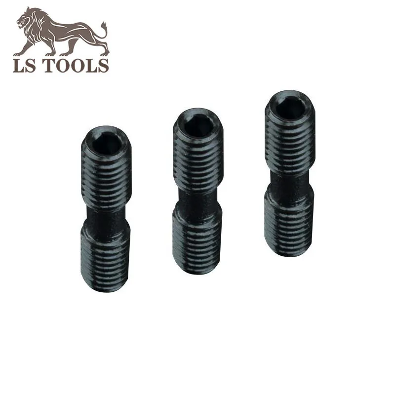 

Вставки для токарных инструментов LS TOOLS, 10 шт., вставки для винтовых токарных инструментов, лезвие из твердого сплава винт с двойной головкой, M5x20, M6x20, M6x25, M6x30, M8x30