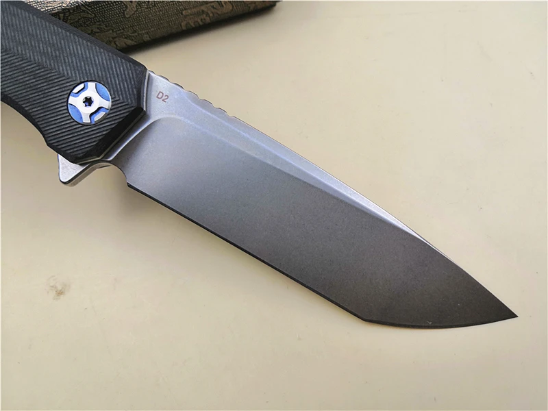 D2 складной нож CH3507 шарикоподшипник Флиппер система G10 Ручка Открытый/кемпинг нож универсальный EDC/Тактический/нож для выживания Инструменты