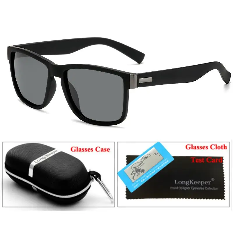 C2Sand Black Grey Для Мужчин Поляризованные солнцезащитные очки с Чехол Коробка Для женщин, солнцезащитные очки для вождения Роскошные Брендовая Дизайнерская обувь защита UV400 - Цвет линз: C2Sand Black Grey
