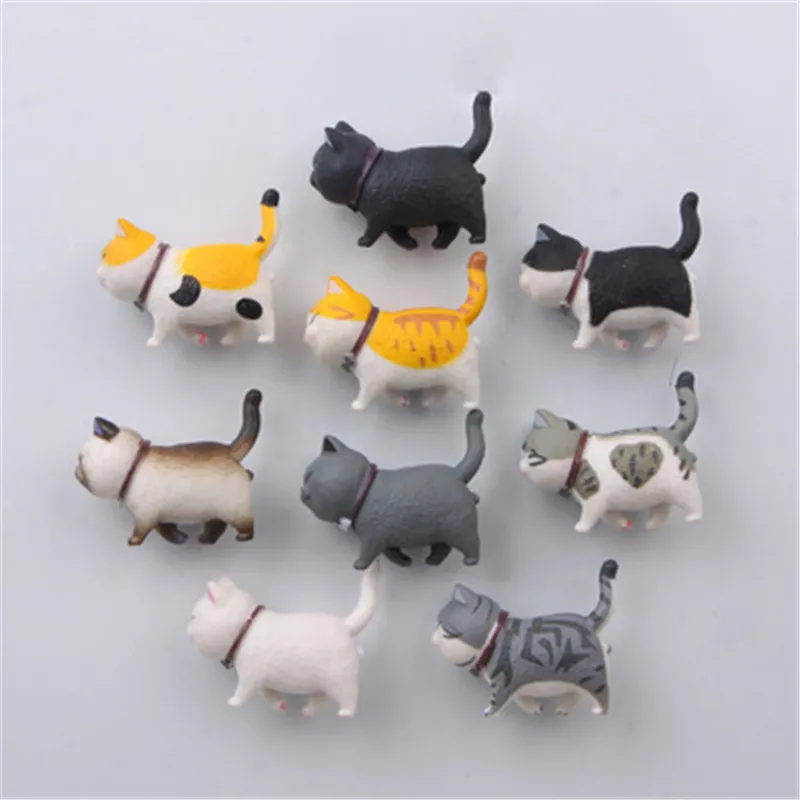 

ZOCDOU Japanese Cattoon Cat Kitty Fridge Refrigerator Magnet Paster Sticker Ice box Child Toy Cute Animals Refrigerador