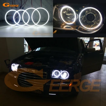 

For Chrysler 300C 2004 2005 2007 2008 2009 2010 Excellent 4 pcs Ultra bright illumination smd led angel eyes kit halo rings DRL