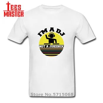

I'm a Dj not a Jukebox Funny Music Style T-Shirt Hip Hop Party Tops Novelty Hipster Group Family Shirt Cool Casual Pride T Shirt