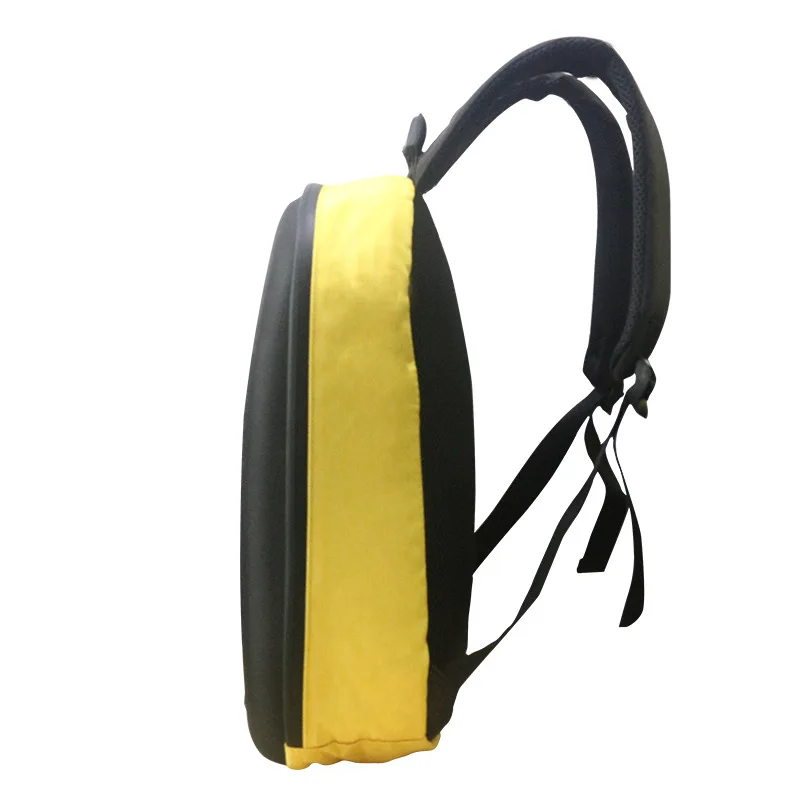 Unisex Men Women Knapsack LED Screen Dynamic Advertising Backpack DIY LED City Walking Advertising Laptop BackBag - Цвет: YELLOW