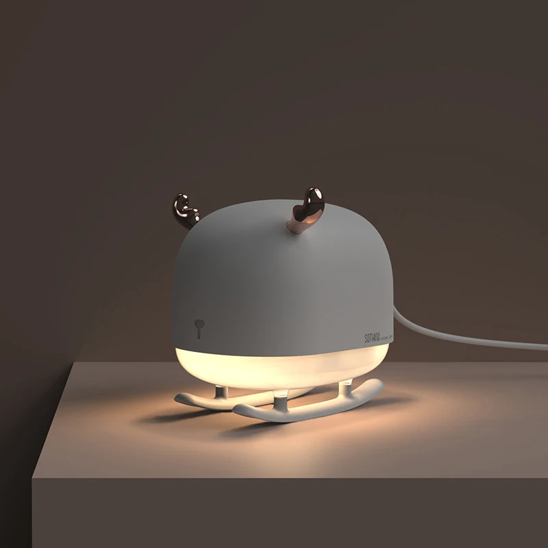 

2019 New Ultrasonic Air Humidifier 260ml Sled Deer Essential Oil Diffusers USB Aroma Air Purifier Cool Mist Maker For Home