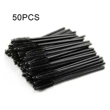 Cílios descartáveis escova espiral cílios onda escova de sobrancelha cílios pente oco cílios escova de maquiagem ferramentas