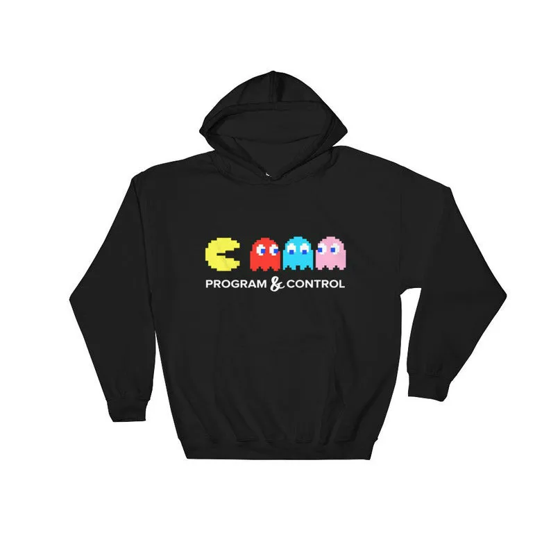 

Doll & Bone Pac-Man Hoodie - Program and COntrol - Inspired By Black Mirror Bandersnatch. Alternative Fashion,