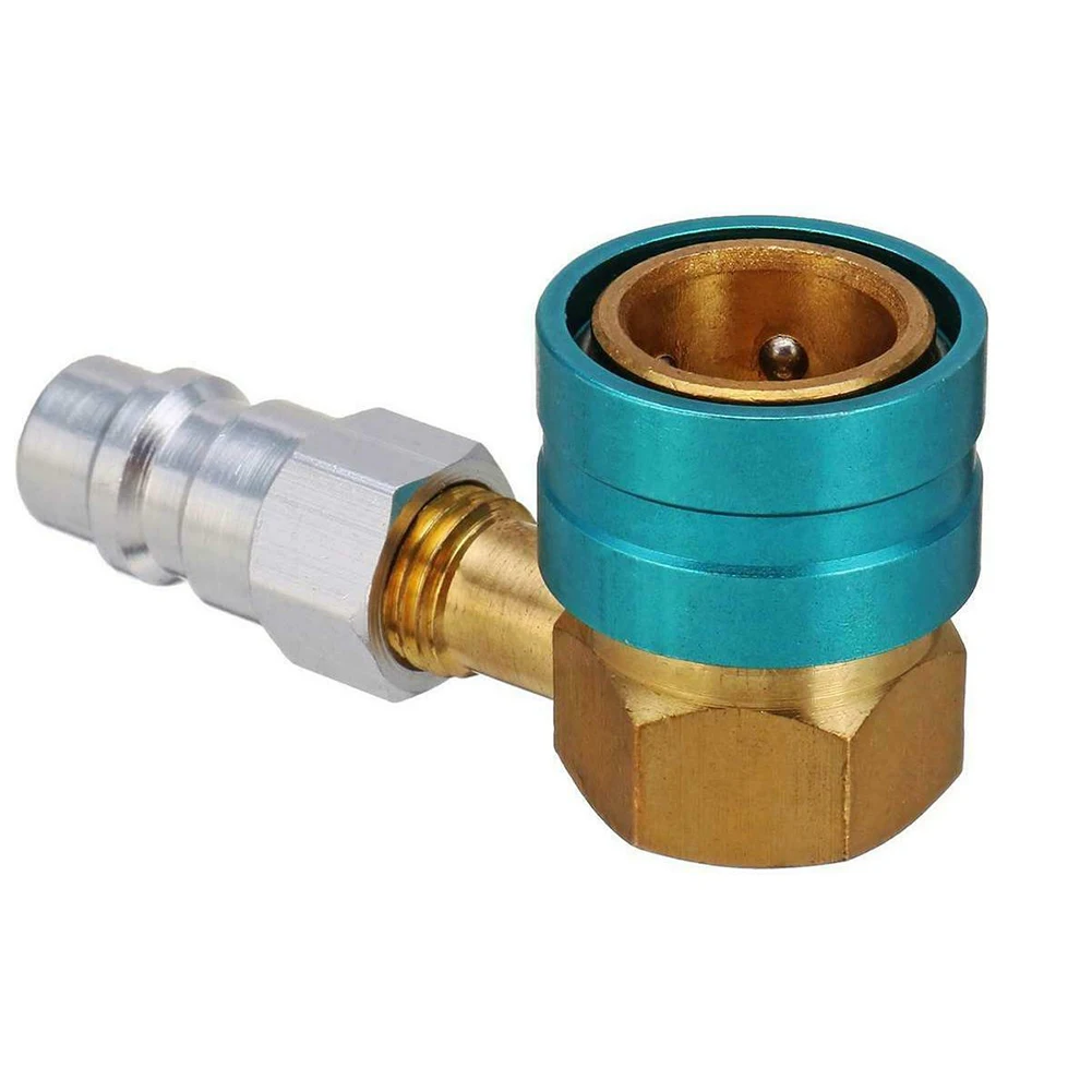 

Adapter Air Conditioning Car Auto Connector Professional Quick Coupler Fittings Aluminum Stable Part Conversion Low Side