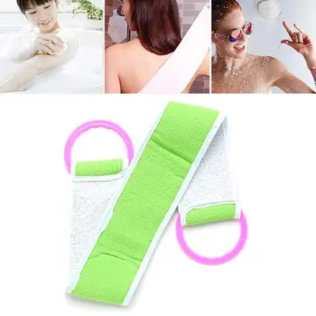 

Bath Sponge Brushes Bath Towels Rubbing Back Mud Body Massage Shower Extended Scrubber Bathroom Clean Skin Brush Back Brush Belt