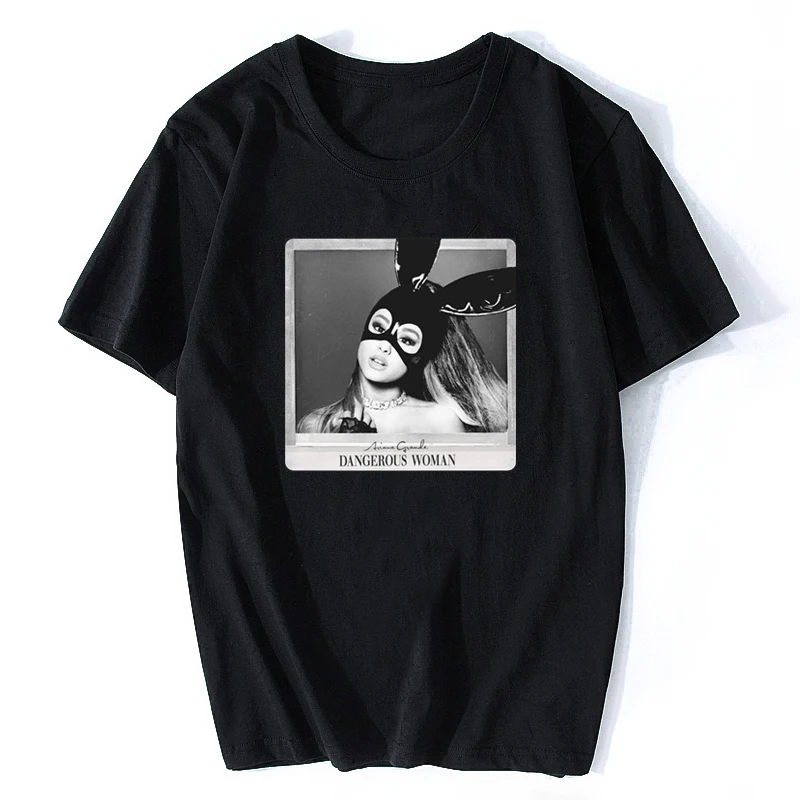 

ARIANA GRANDE Dangerous Women/Mens T Shirt New Top Tees Style Fashion Women White T Shirts Cotton Streetwear