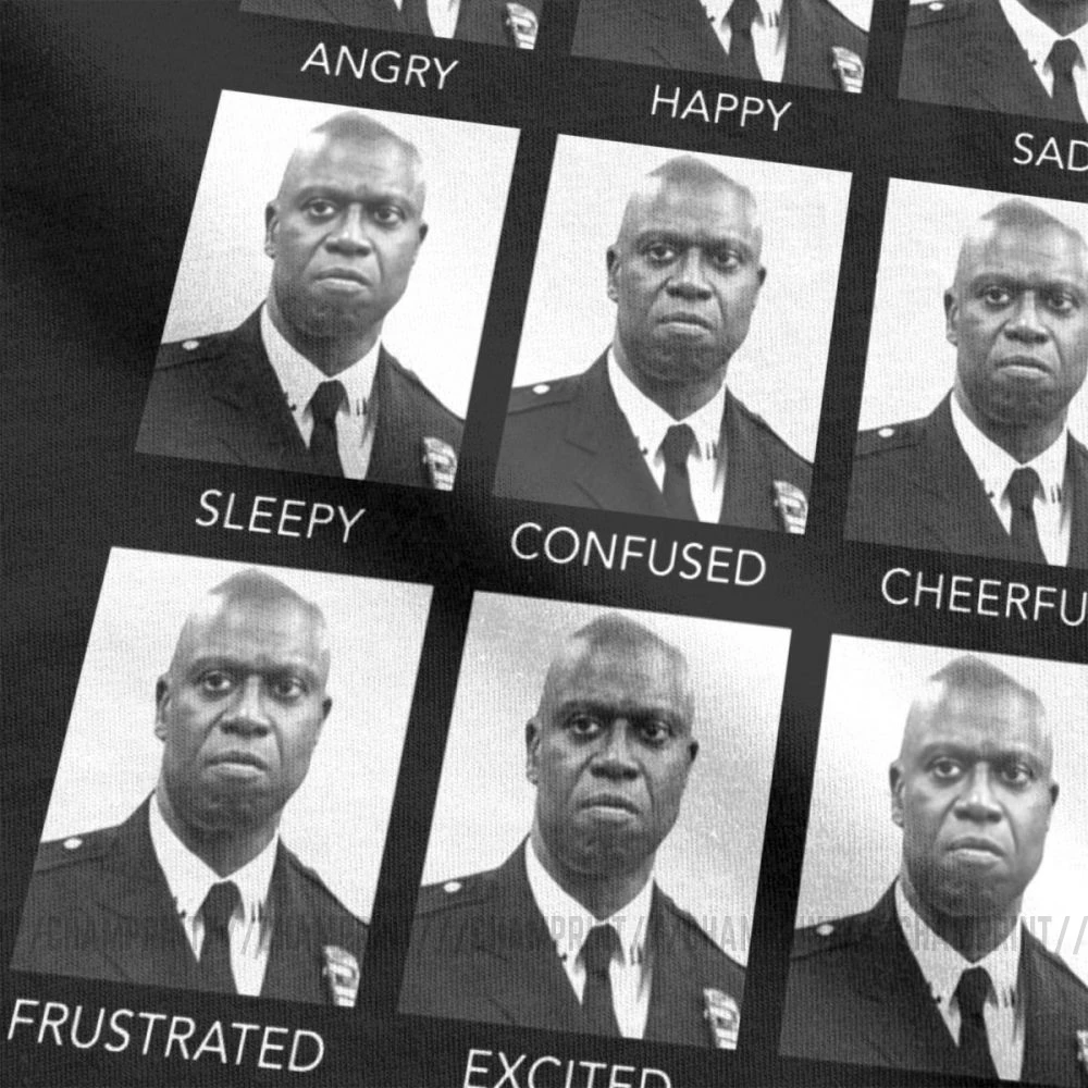 Skup Wyrażenia Holt codzienna koszulka dla mężczyzn Brooklyn Nine dziewięć Brooklyn 99 ubrania z krótkim rękawem klasyczne koszulki bawełniane t shirt z okrągłym kołnierzykiem