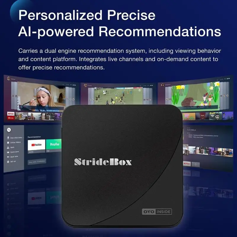 A2 AI-powered Android tv Box multiuser 2 Гб 16 Гб BT4.0 WiFi 4K медиаплеер 4 ядра 1,5 GMHz tv box для Android tv system