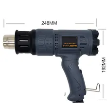 Тепловая пушка 110 V-230 V 2000W с регулируемой температурой, горячая воздушная пушка для демонтажа, ручка для ремонта, инструмент для снятия изоляции, инструменты для ремонта