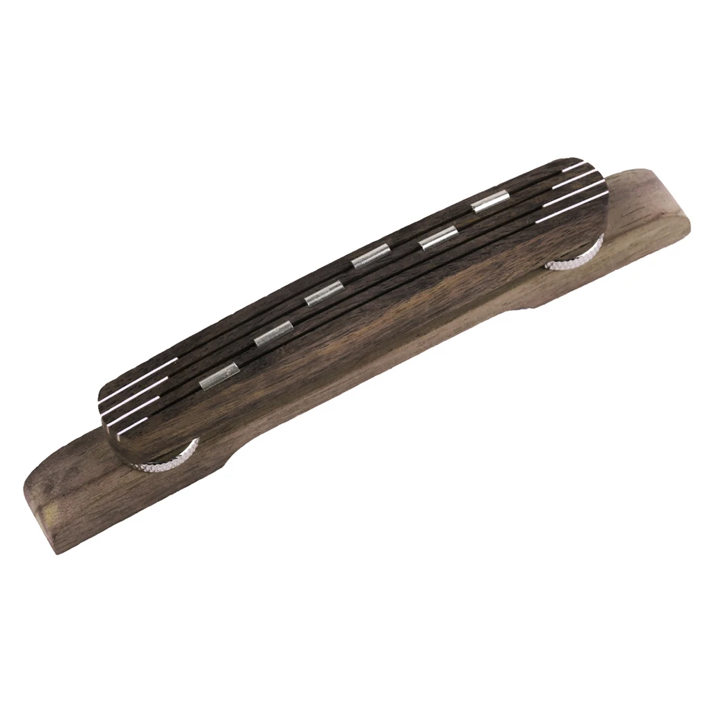Guitar Bridge Carved Rosewood Saddle For Bass Guitar, Adjustable