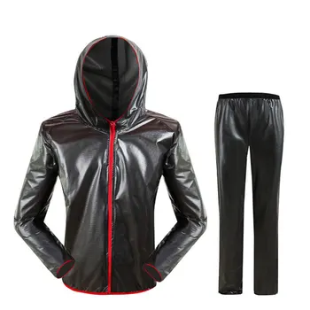 

Split Raincoat Riding Suit Equipment Sunscreen Poncho Rain Pants Sports Outdoor Waterproof Men Military Zipper Full Elastic 2020