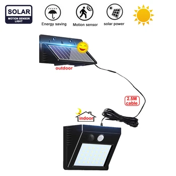 

1/4pcs 30 LED Solar Lights Outdoor PIR Motion Infrared Sensor Energy Saving Separable Waterproof Garden Lamp Yard Wall Path Ligh