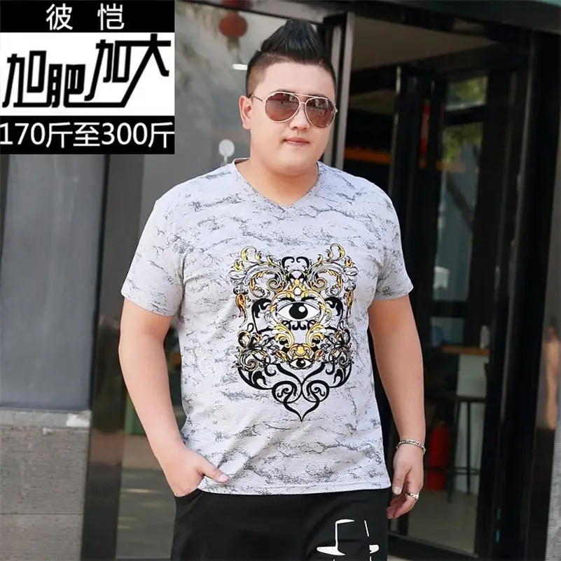 Gray Большие размеры 10XL 8XL 6XL 5XL, модная мужская футболка с рисунком, брендовая одежда, повседневная Летняя футболка, мужские высококачественные Стрейчевые черные футболки и топы - Цвет: Gray