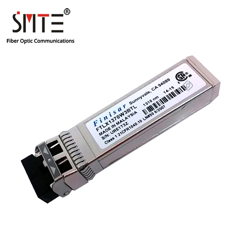 

Finisar FTLX1370W3BTL 10G 1310 нм 1,44 км SM SFP LC волокно, оптический модульный приемопередатчик оригинал