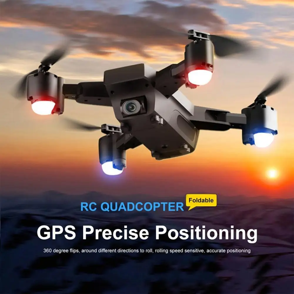 SMRC S20 6 осей гироскоп WIFI FPV Дрон портативный RC Квадрокоптер с HD 1080P камерой GPS