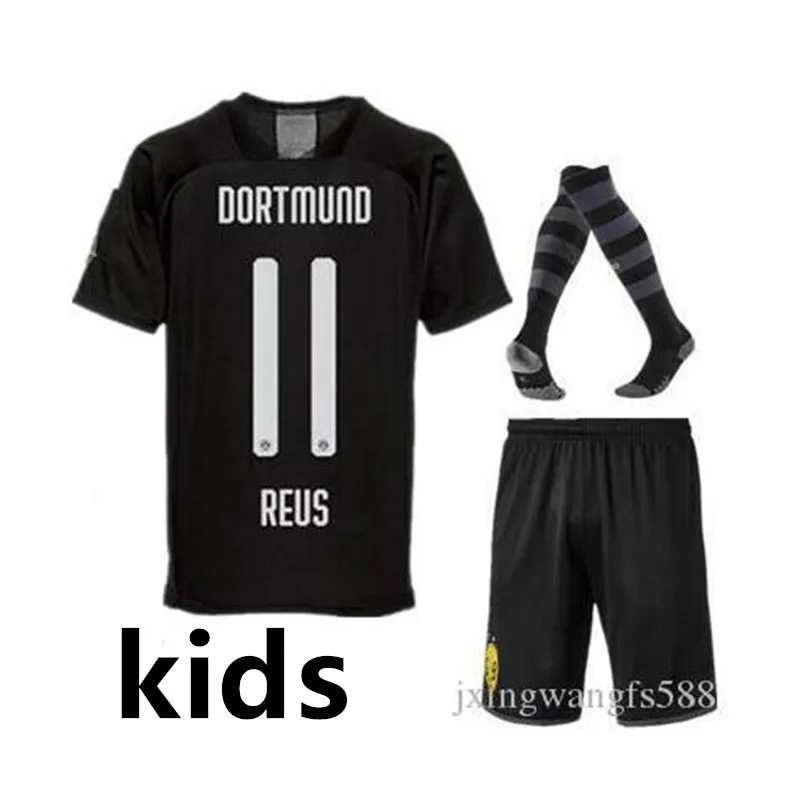 19/20 Dortmund Soccer Jersey PHILIPP GOTZE REUS PULISIC WITSEL children Jersey 19 20 kids kit Dortmundl shirt - Цвет: kids