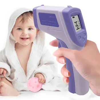 

Portable Forehead Ear Thermometer Digital Infrared Thermometer For Non-contact Temperature Measurement Indoors Outdoors