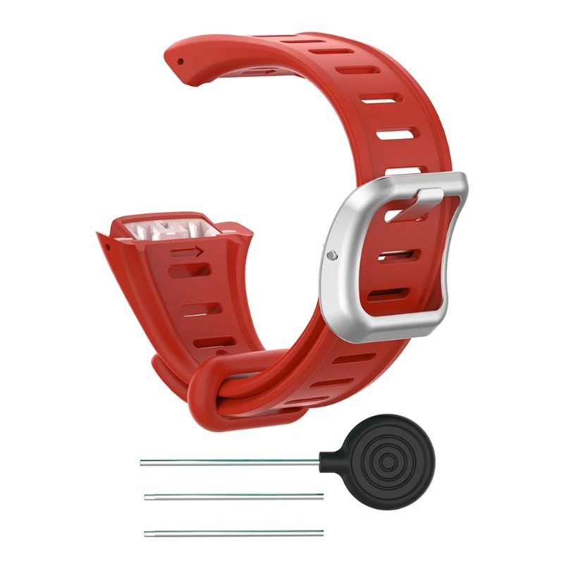 red Умный ремешок для часов на замену силиконовый браслет ремешок для FT60 Polar Smart Heart Rate Monitor Watch - Цвет: red