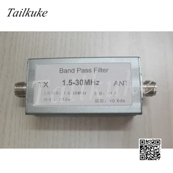 

Short Wave Bandpass Filter 1.5-30MHz BPF Bandpass Filter
