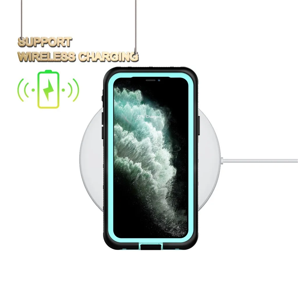 Чехол для Iphone 11 Pro 5,8 дюймов, водонепроницаемый ударопрочный силиконовый чехол, грязеотталкивающий Снежный защитный чехол