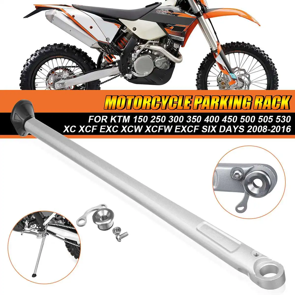 Мотоцикл стойка для парковки боковой удар подставки для KTM для HUSABERG для HUSQVARNA 150 250 300 350 400 450 500 505 530 XC EXC XCF