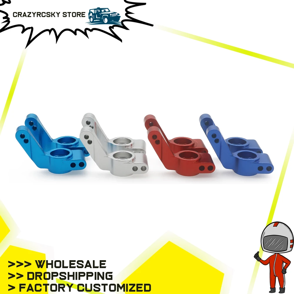 

2pcs Alloy Rear Stub Axle Carrier For Rc Hobby Model Car 1/10 Traxxas Slash 2Wd Short Course Bandit VXL Stampede