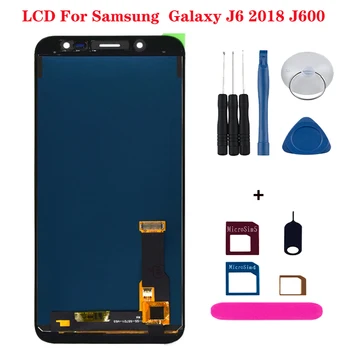 

AAA+ LCD For Samsung Galaxy J6 2018 J600 J600F screen Display touch screen digitizer Assembly brightness adjustable pantalla TFT