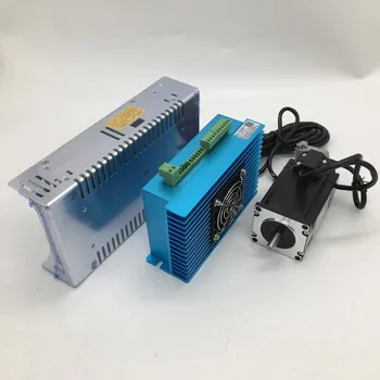 

3Nm Nema23 57MM AC DC DSP Closed Loop Stepper Motor Driver With Cooling fan Hybird Encoder Easy Servo& 400W Power Supply Kits