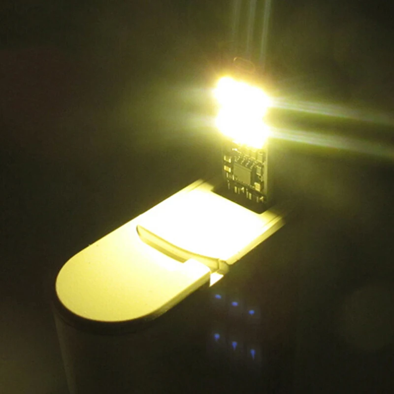 Ночник Мини карманная карта USB Мощный светодиодный брелок ночник 1 Вт свет для