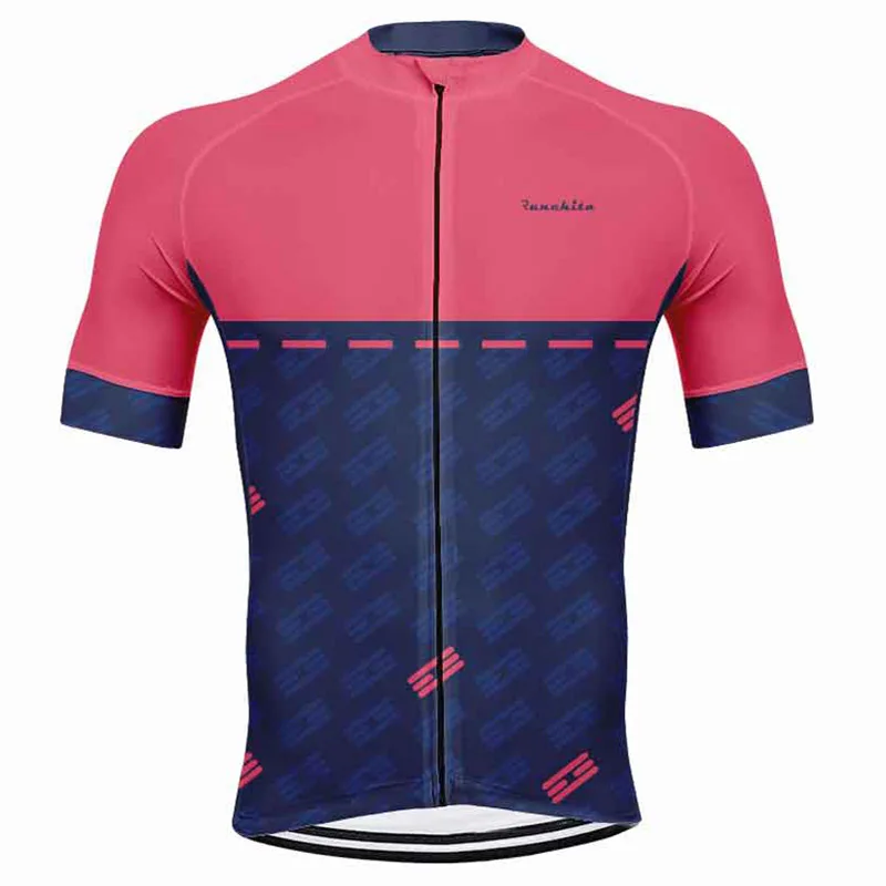 Maillot Ciclismo Hombre RUNCHITA Лето Anti-UV Pro team велосипед с коротким рукавом Велоспорт Джерси велосипед Джерси велосипедная одежда