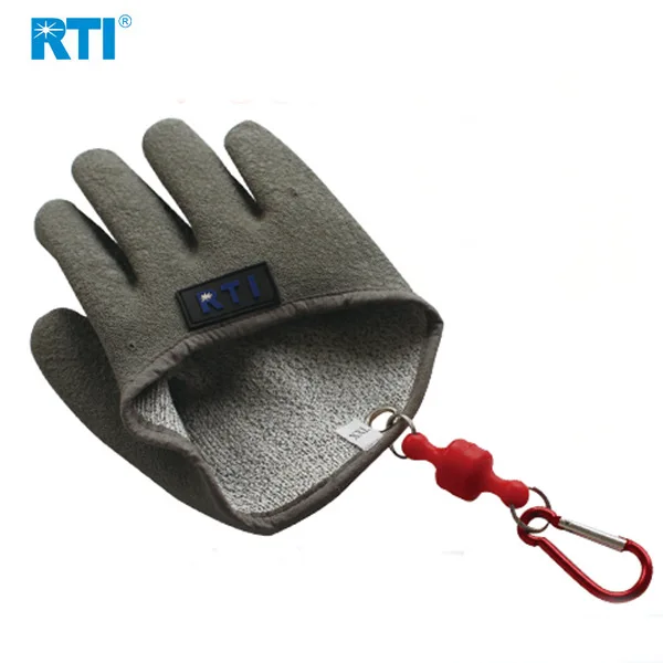 

RTI Profession Fishing Tool Cut-Resistant Stab-Resistant Anti-slip Waterproof Full Finger Catch Fish Gloves Fishing Gear Angling